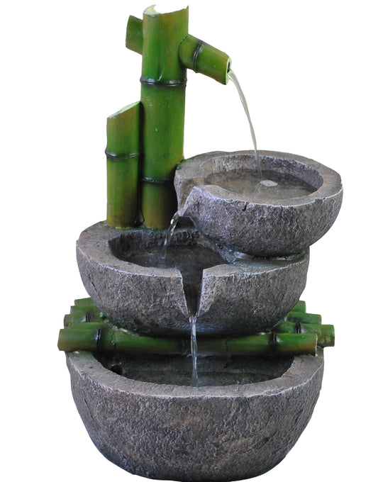 Bamboo Bowls Water Feature