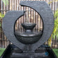 3 Bowl Curve (Small) Water Feature Charcoal - Melbourne area only