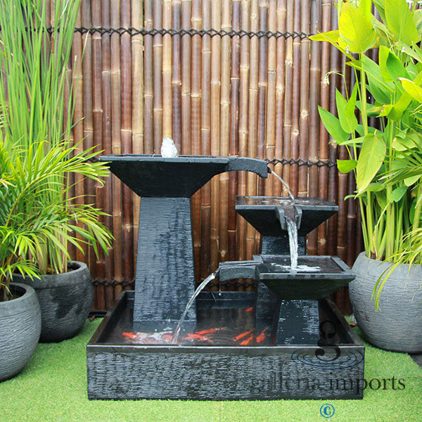 4-Layer Pagoda Bowl Water Feature (Medium) - Melbourne area only