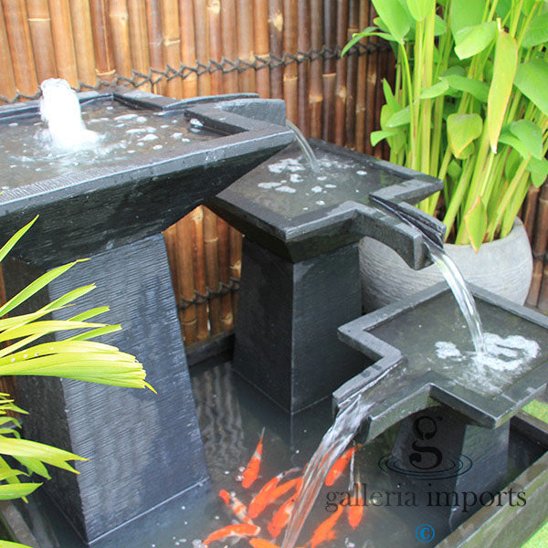 4-Layer Pagoda Bowl Water Feature (Medium) - Melbourne area only