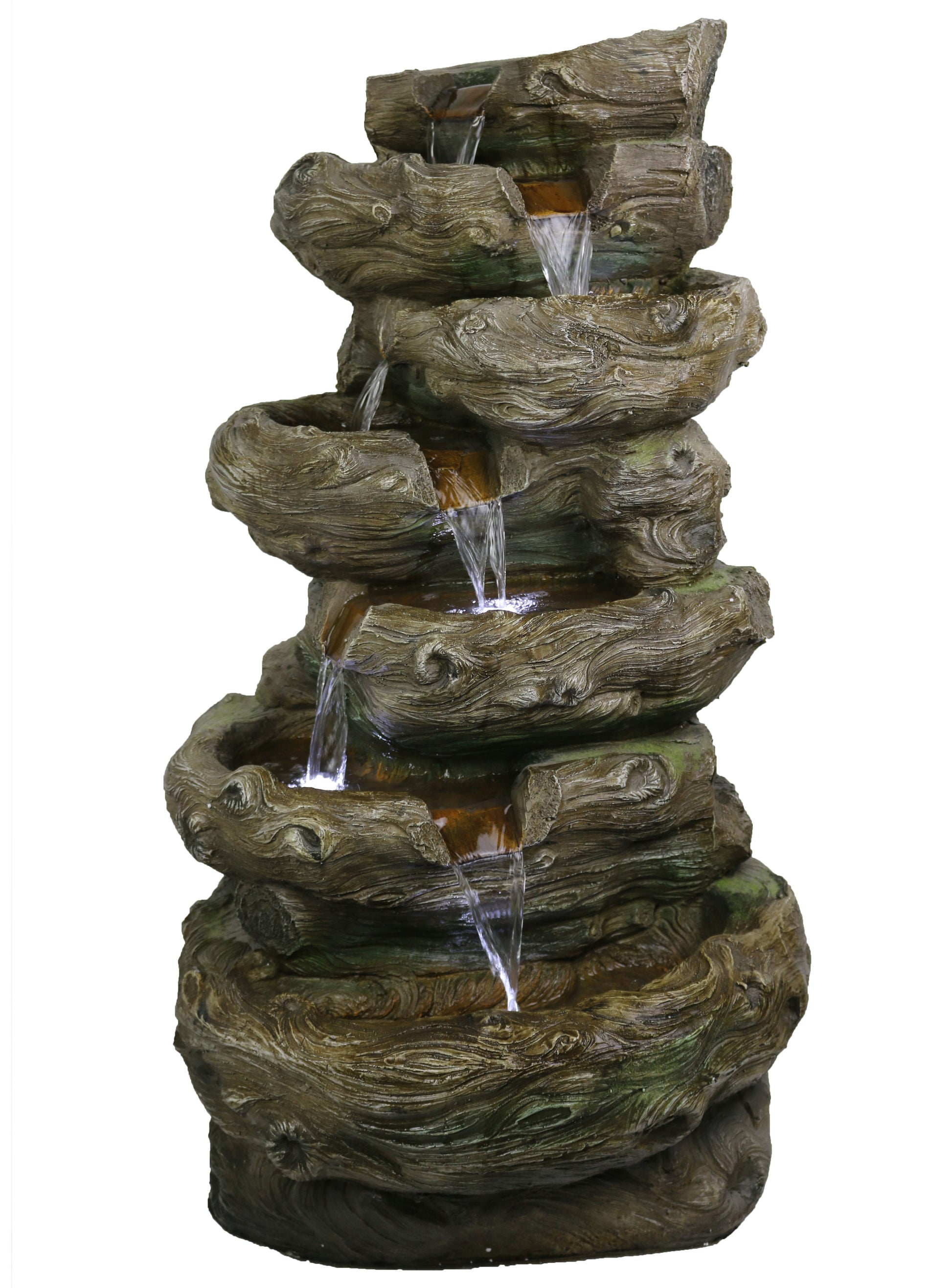 7 Level Flowing Rock Water Feature