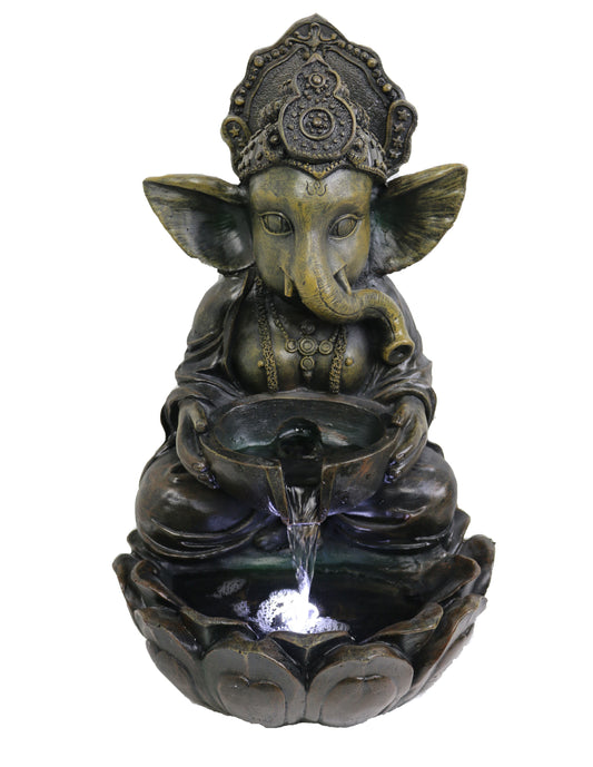 Medium Ganesha Elephant Water Feature 