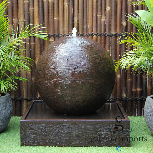 Flowing Sphere Water Feature - Large