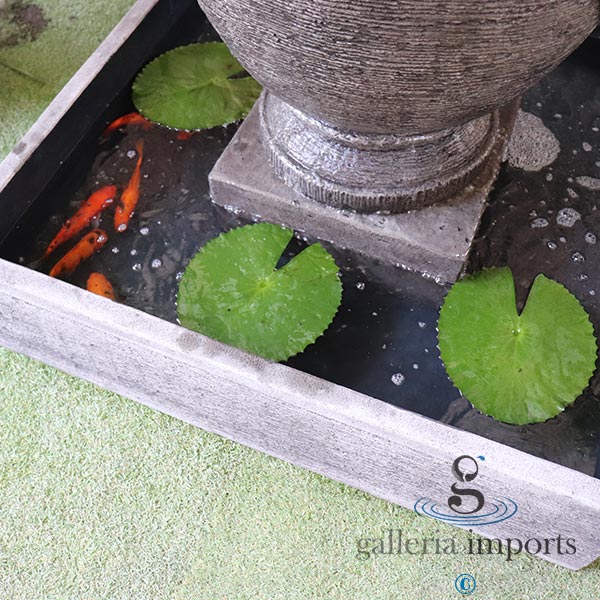 Large Goblet with Pond Water Feature