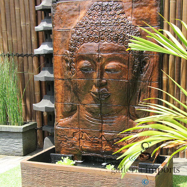 Temple Buddha Wall Water Feature