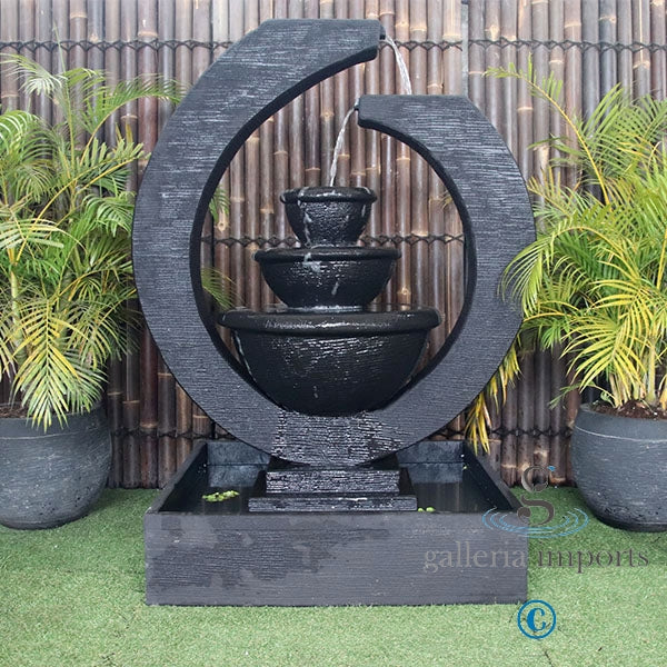 3 Bowl Curve Water Feature - Melbourne area only