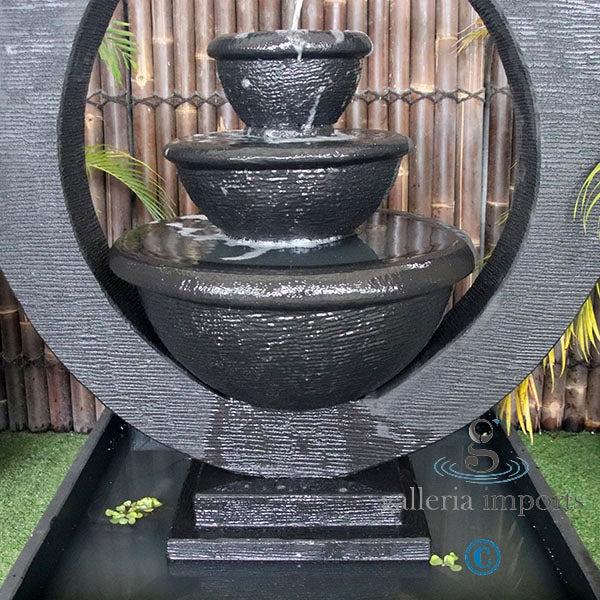 3 Bowl Curve Water Feature - Melbourne area only