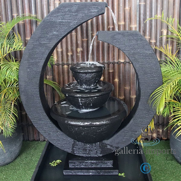 3 Bowl Curve Water Feature - Melbourne area only