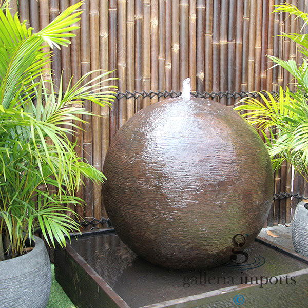 Flowing Sphere Water Feature - Large