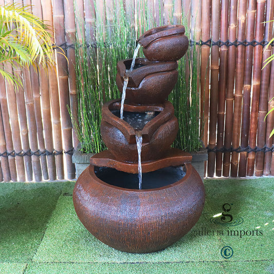 4 Bowl Flowing Water Feature