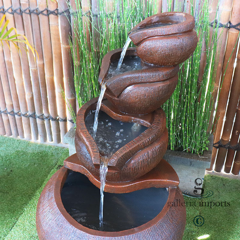 4 Bowl Flowing Water Feature