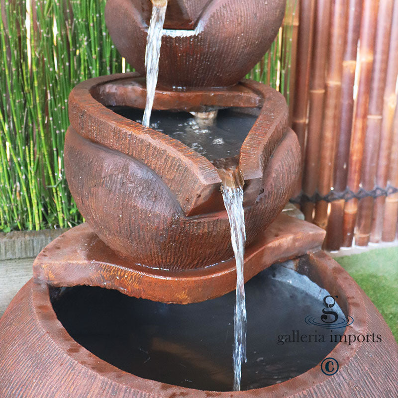 4 Bowl Flowing Water Feature