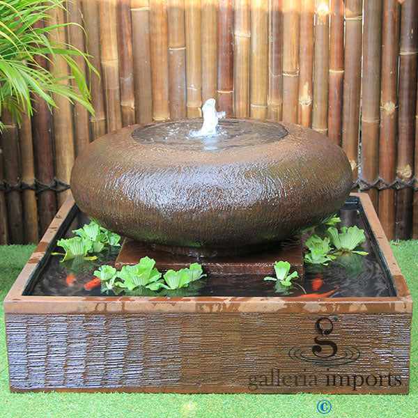 Low Bowl with Pond Water Feature