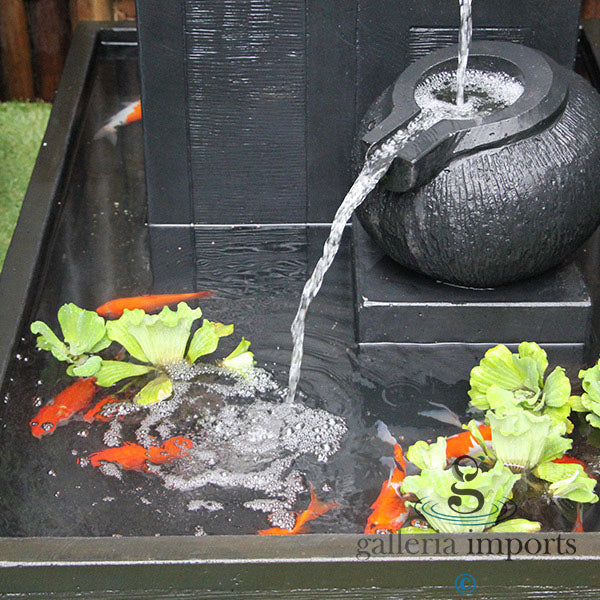 5 Bowl Flowing with Pond Water Feature