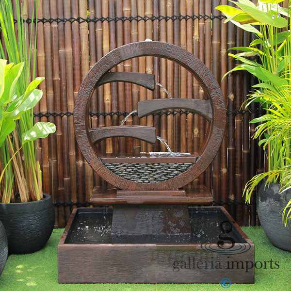 4 Layer Circular Flowing Water Feature