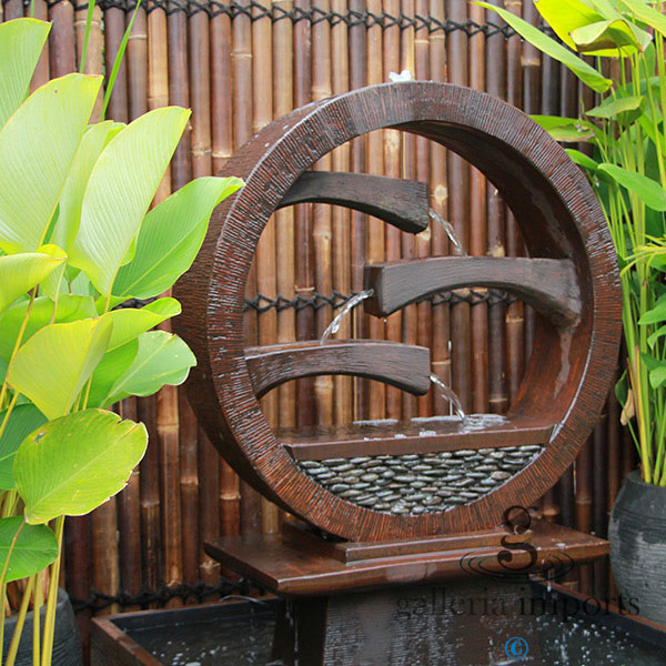 4 Layer Circular Flowing Water Feature